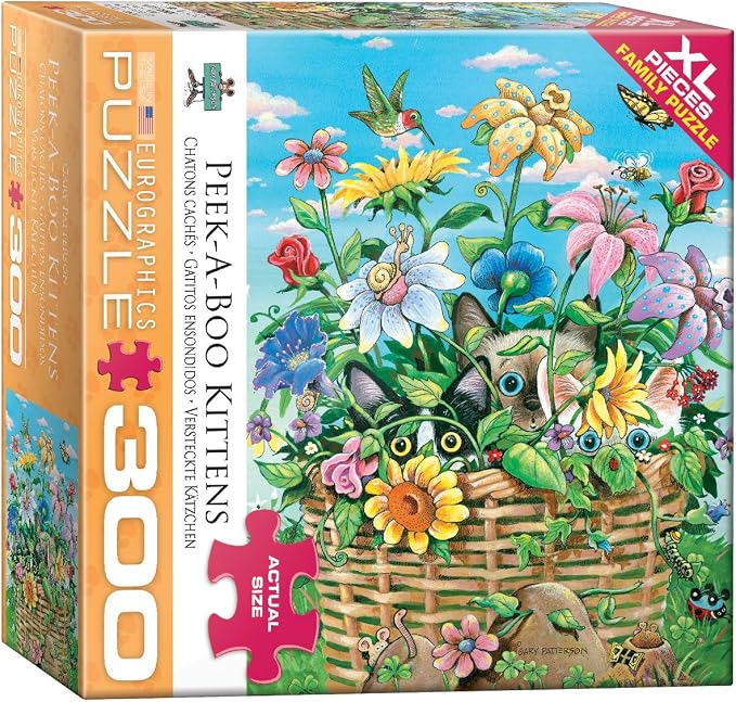Peek-A-Boo Kittens Puzzle by EuroGraphics