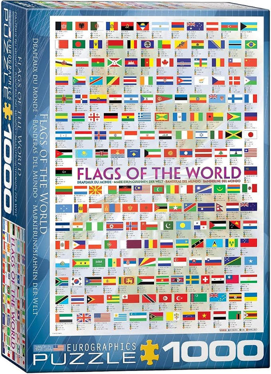 EuroGraphics Flags of The World Puzzle (1000-Piece) (6000-0128) by EuroGraphics