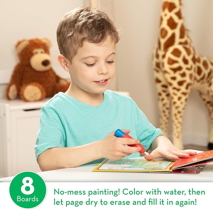 Melissa & Doug On The Go Water Wow! Reusable Water-Reveal Coloring Activity Pad – Sports - Image 2