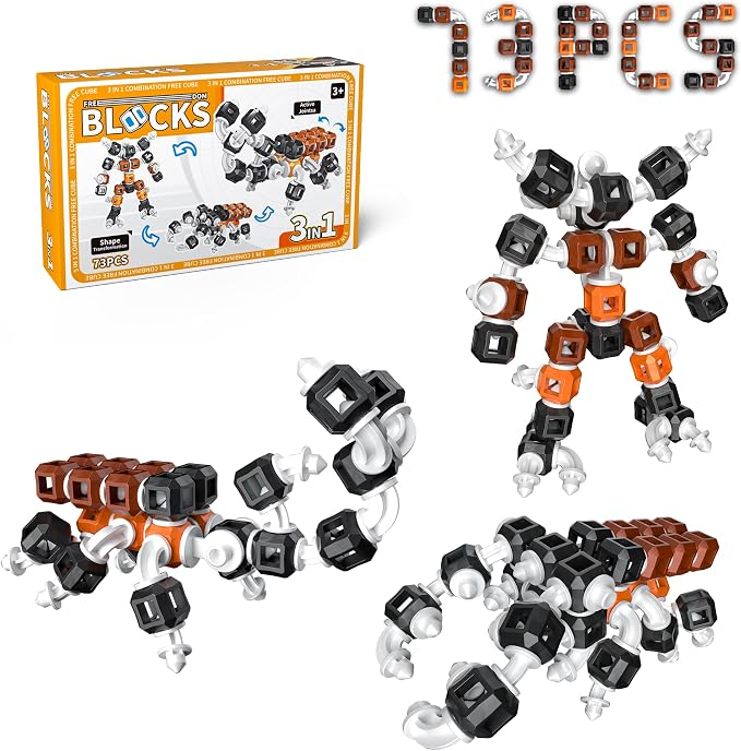 Creative 3-in-1 Robot STEM Toys for 4 5 6 7 8+ Year Old Kids Birthday Gifts by iLacven