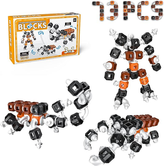 Creative 3-in-1 Robot STEM Toys for 4 5 6 7 8+ Year Old Kids Birthday Gifts by iLacven