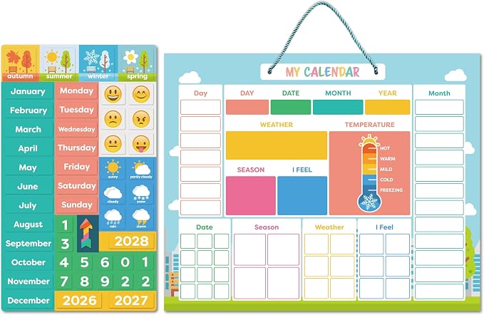 My First Daily Magnetic Calendar for Kids - Image 3