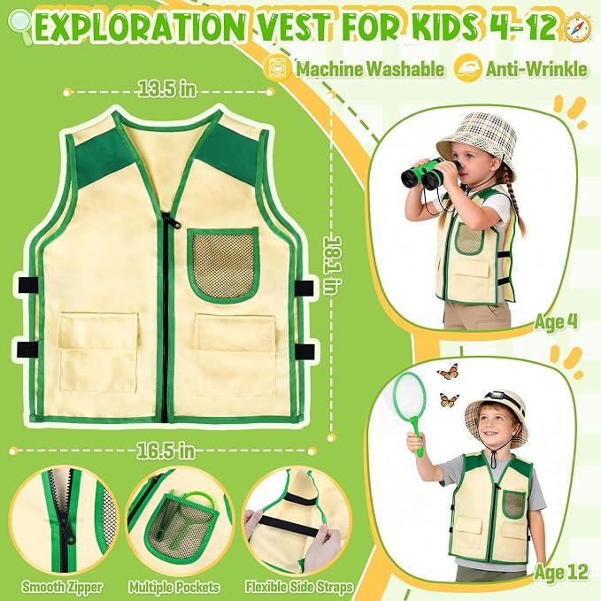 Meaicezli Kids Explorer Kit with Bug Catcher for Camping for Kids Age 4-12 - Image 2