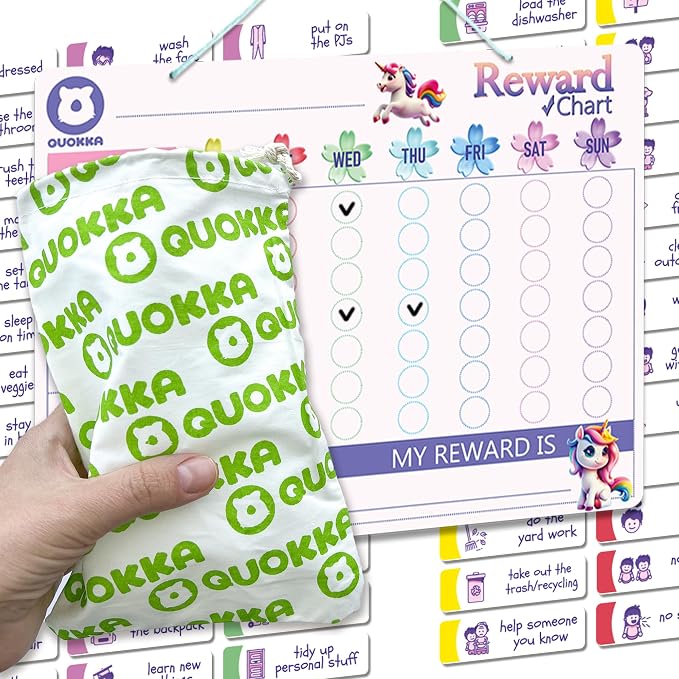 Quokka Magnetic Kids Chore Chart - Behavior Chore Chart for Kids at Home - Image 7