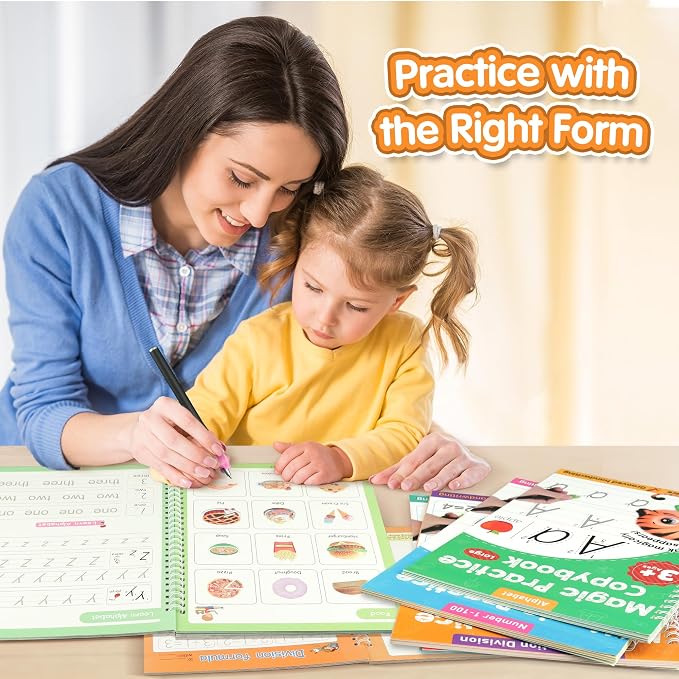 Magic Grooved Writing Practice Books, Grooved Handwriting Practice for Kids - Image 7