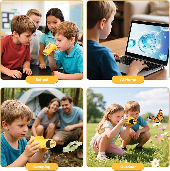 Handheld Digital Microscope for Kids,1000X Pocket Wonderquest Microscope - Image 8
