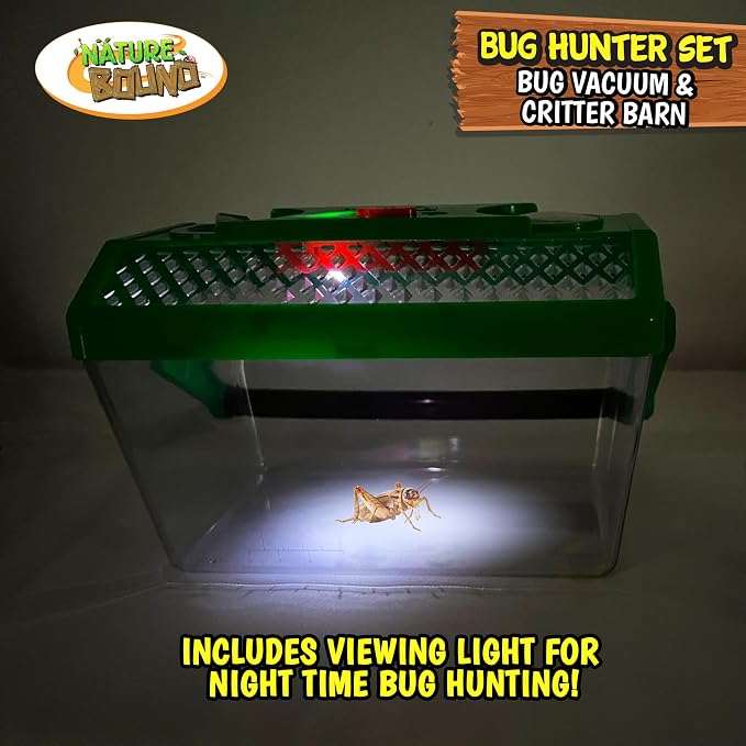 Nature Bound Bug Catcher Toy, Eco-Friendly Bug Vacuum, Catch and Release Indoor/Outdoor Play, Ages 3 to 12, Green, Complete Kit for Kids, Includes Capture Core with Magnification - Image 5