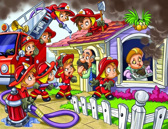 EuroGraphics Girl Power! Firefighters Puzzle (100-Piece) - Image 2