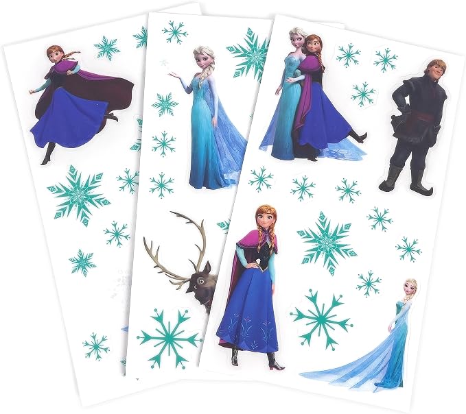 Tytan Toys Disney Frozen Magnetic Tiles Princess Castle - 68-Piece STEAM Building Set with Glitter Tiles & Elsa, Anna, Olaf Stickers - Educational Frozen Toys for Girls Age 3-4+ - Image 10
