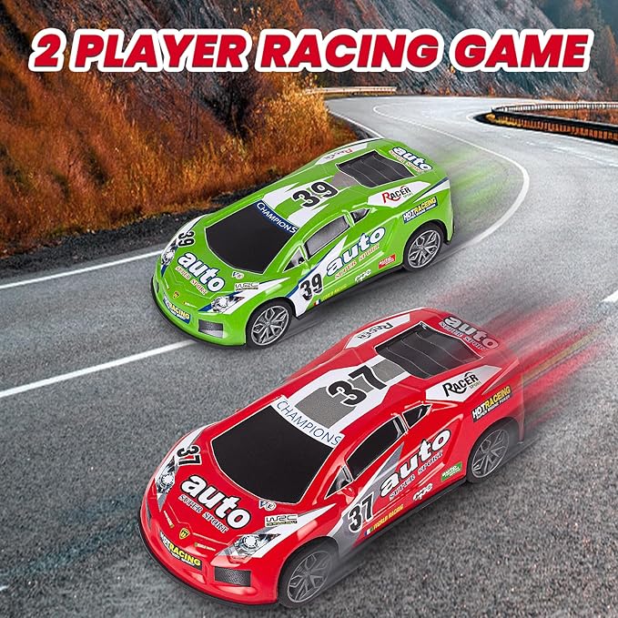 7 Inch Race Toy Cars for Toddler Boys Girls Friction Powered Push and Go Trucks Car Toys for Kids Ages 3 4 5 6 Year Old Birthday Gifts Christmas Stocking Stuffers