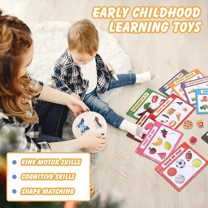 10PCS Magnetic Sorting Toy for Kids, Category Fridge Magnets for Kids - Image 6