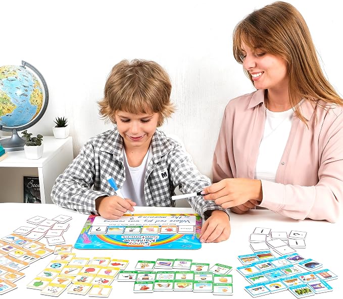104 PCS Sentence Building for Kids Simply Magic - Sentence Building Magnets - Image 2