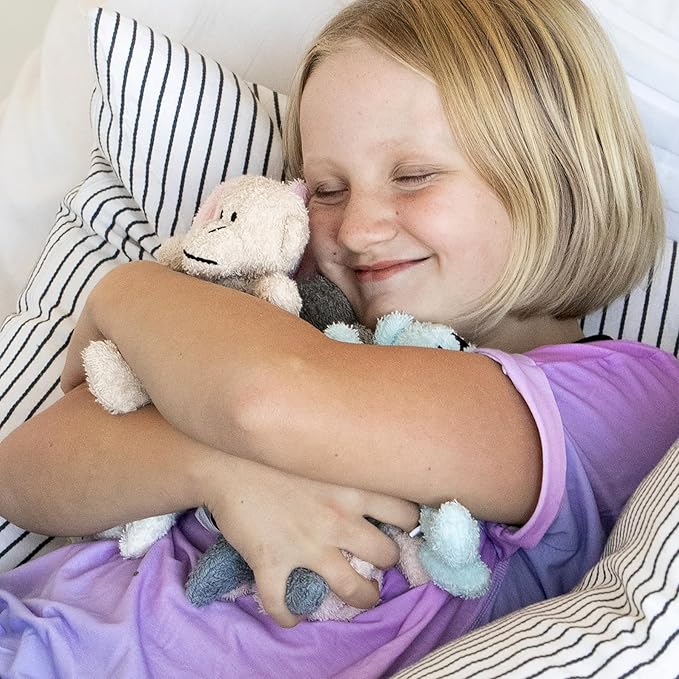 Thermal-Aid Zoo Mini — (Jo Jo The Monkey) — Mold-Resistant, Washable Hot & Cold Pack for Kids — Heating and Cooling Pad with Natural Corn Filling — Reusable Plush Toy