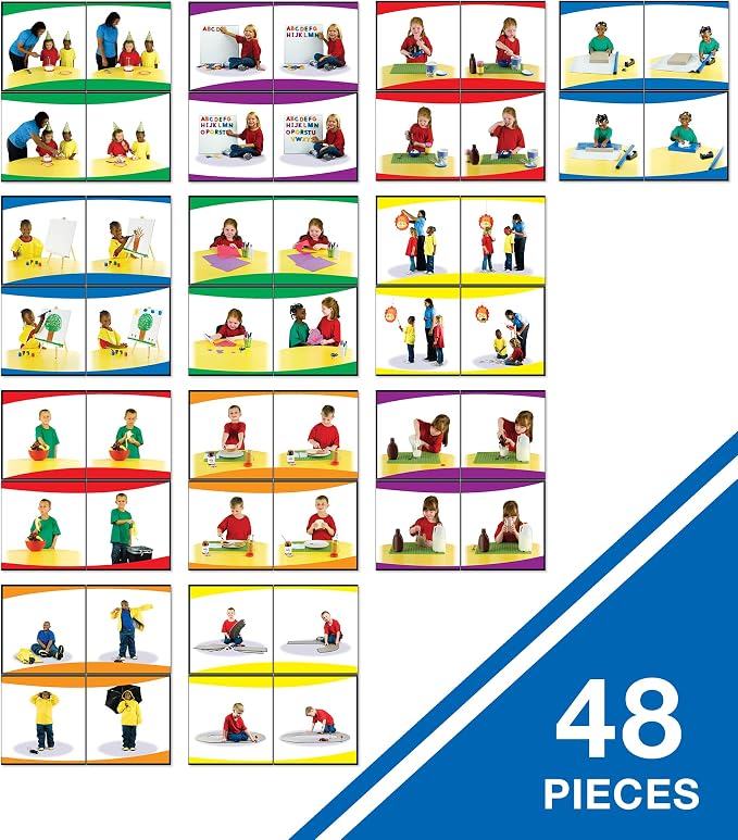 Carson Dellosa Learning to Sequence Pre-Reading Puzzle Game Set for Kids, Preschool Learning Activity, Storytelling Game for Classroom and Homeschool (42 pc) - Image 2