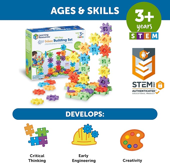 Learning Resources Gears Deluxe Building Set - Image 7