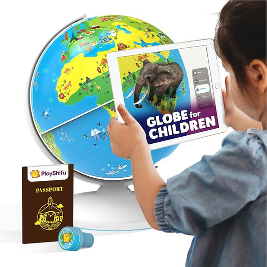 PlayShifu Orboot Earth – Interactive AR World Globe for Kids: 1000+ Facts on Animals, Places & Monuments | Tech-Powered STEM Learning Toy & Gift, Ages 4–10 by PlayShifu