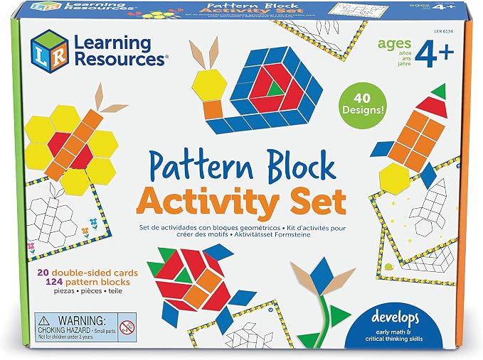 Learning Resources Pattern Block Activity Set by LearningResources