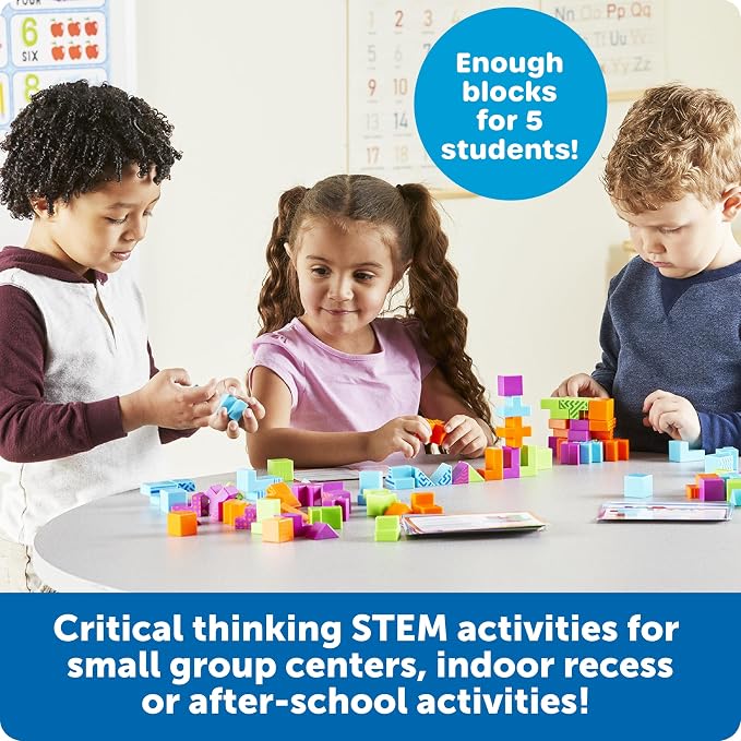 Learning Resources STEM Explorers Brainometry Classroom Set, Kids Games, Puzzles, Sensory Toys, Classroom Must Haves, Montessori Toys, 3D Puzzle, Brain Games, Math Manipulatives, Puzzles for Kids - Image 2