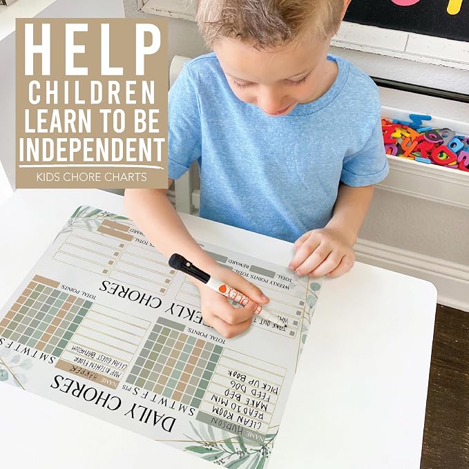 Magnetic Chore Chart for Kids Multiple Kids, Chore Board Adults and Teens - Image 3