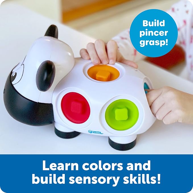 Learning Resources Dottie the Fine Motor Cow - Toddler Montessori Toys, Stacking Shape, Gifts For Boys And Girls, Sorting And Matching Skill Activities, Educational Games, Ages 18 Months+ - Image 2