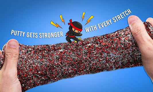 Crazy Aaron's Thinking Putty® - Ninja - Multi-Color Sensory Putty for Kids and Grown ups in a 4" Tin - Creative and Endless Fun, Stress Relief Therapy Toys, Never Dries Out - Made in USA