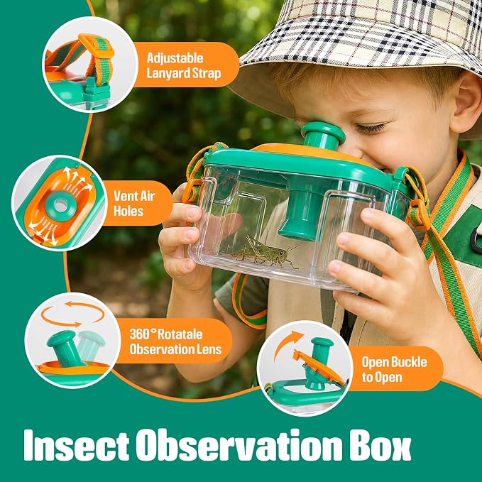 NAUGHTY PANDA Kids Explorer Kit, 28 Pcs Bug Catching Kit - Image 4