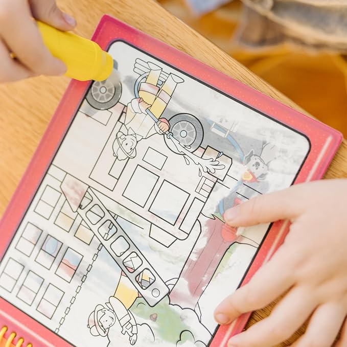 Melissa & Doug On The Go Water Wow! Mess Free Coloring Book, Reusable Water-Reveal Activity Pad, Vehicles, Travel Toys, Party Favors, for Toddlers & Kids Ages 3+ - FSC Certified - Image 8