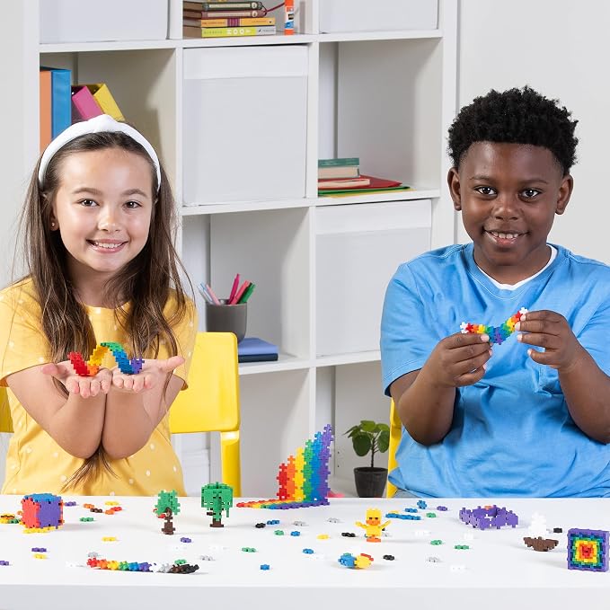 PLUS PLUS Learn to Build, Basic Mix - 400 Piece Building Block Set - Image 4
