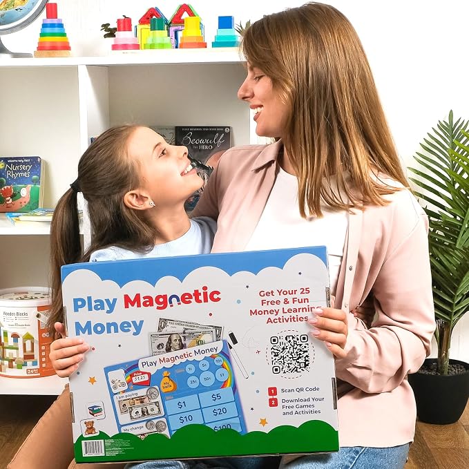 Simply Magic 67 PCS Play Money for Teaching - Money Manipulatives & Games - Image 8