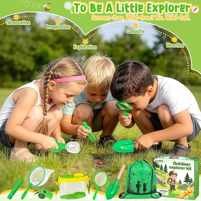 Meaicezli Kids Explorer Kit with Bug Catcher for Camping for Kids Age 4-12 - Image 4