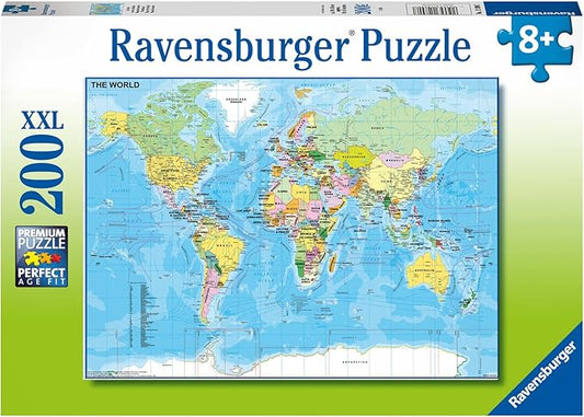 Ravensburger The World 200 Piece Puzzle for Kids - Every Piece is Unique, Pieces Fit Together Perfectly - Image 2