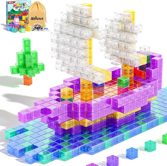 Magnetic Blocks Building Toys Gifts for Kids Aged 3+ Year Old Boys Girls by MagneticBuildingBlocksfortodders