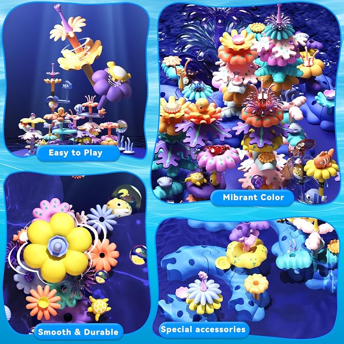 Flower Garden Building Toys for Girls Set, Gifts for 3 4 5 Year Old Girls - Image 4