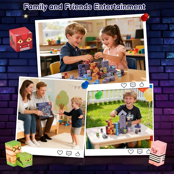 200PCS Magnetic Blocks, Magnetic Building Blocks Cubes Tiles for Kid - Image 4