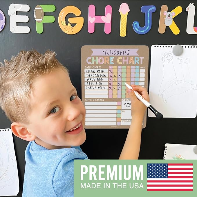 Magnetic Chore Chart for Kids Multiple Kids Chore Board for Home and School - Image 5