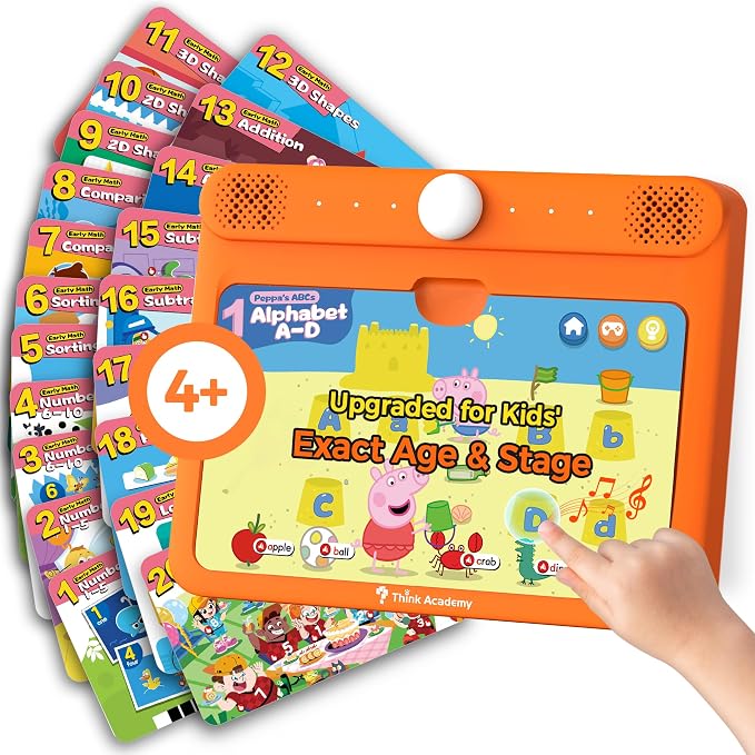 Think Academy Learning Pad for 4+, Age-Optimized Screen-Free Tablet by ThinkAcademy
