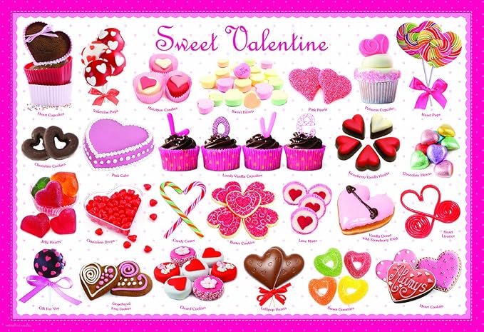 Sweet Valentine Puzzle, 100-Piece - Image 2