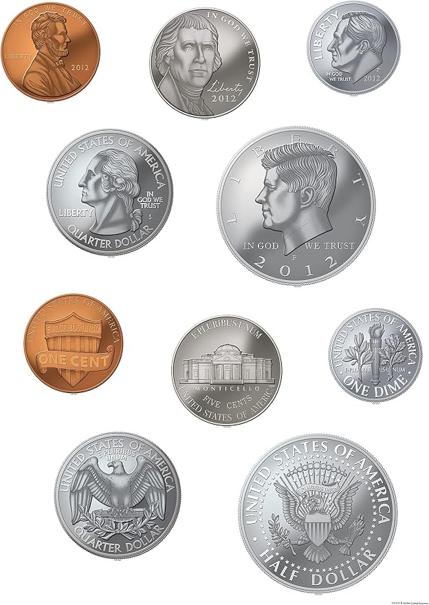 Teacher Created Resources Money - Coins Accents (TCR5337) by TeacherCreatedResourcesOS