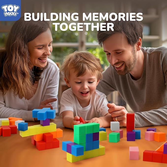 TOY Life Primary Magnetic Blocks, 64-Piece STEM Set, Ages 3-8 - Image 3