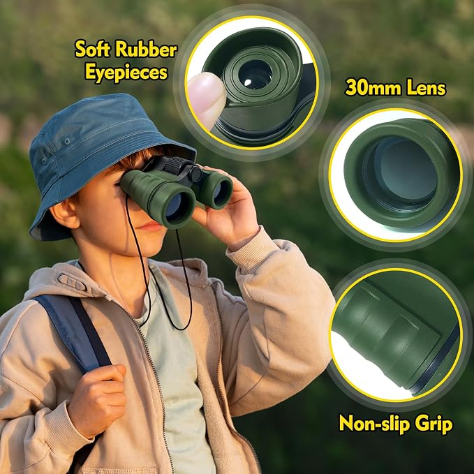 Binoculars for Kids, Kids Binoculars for 3-12 Boys Girls, Outdoor Toys - Image 4