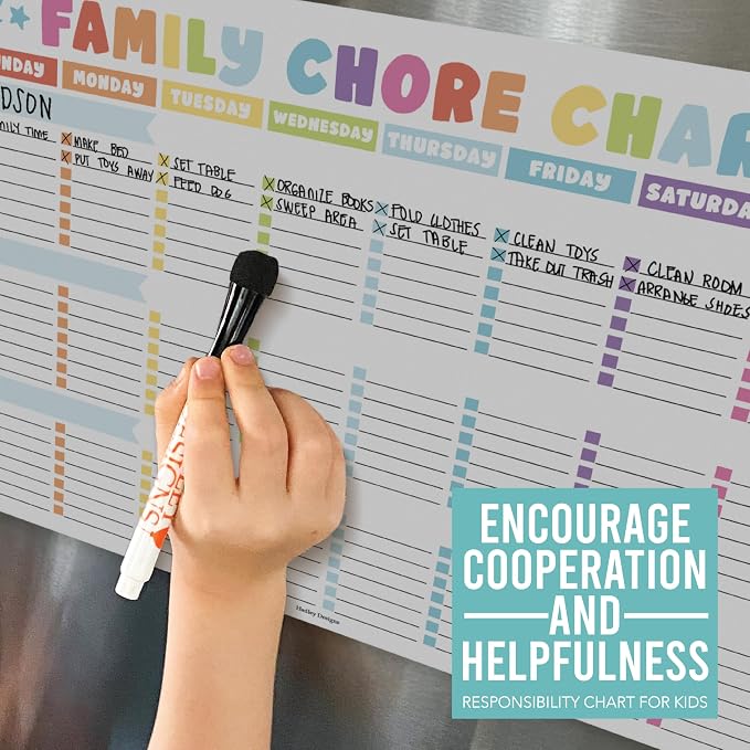 Magnetic Chore Chart for Kids Multiple Kids, Chore Board Adults and Teens - Image 7