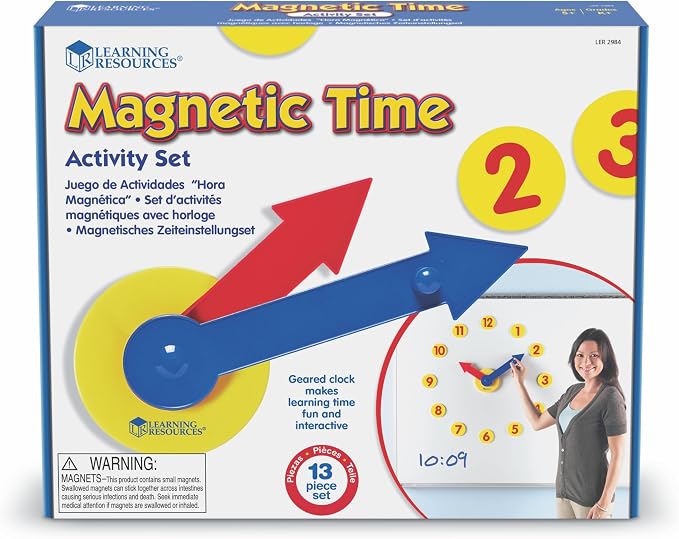 Learning Resources Magnetic Time Activity Set by LearningResources