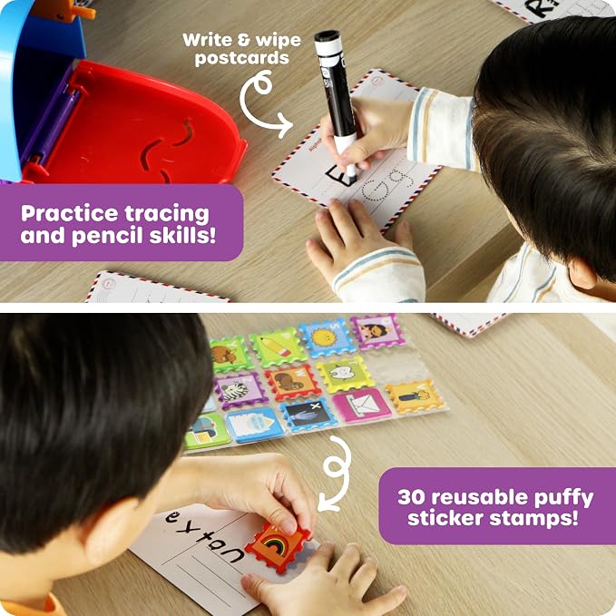 Learning Resources Alphabet Learning Mailbox - Montessori Toddler Toys, ABC Letter Tracing, Writing Practice, Manipulatives for Preschoolers, Gifts for Boys and Girls, Pretend Play, Fine Motor - Image 3