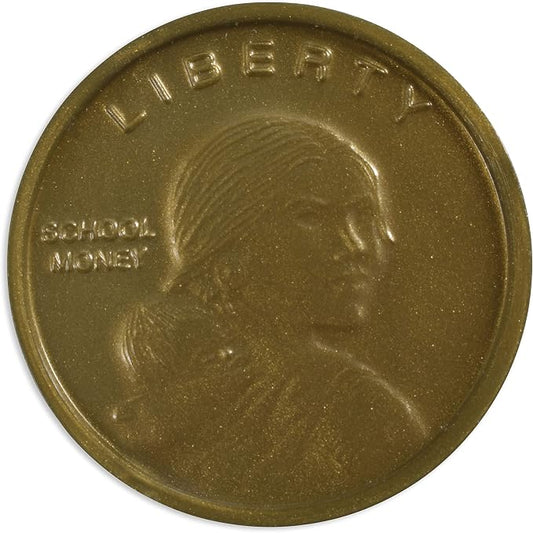 Learning Advantage Play Dollars - Set of 50 Plastic Coins - Designed and by LEARNINGADVANTAGE