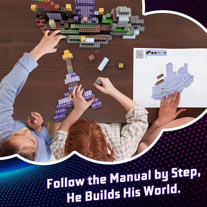 JIMI Building Blocks Set, Premium Interlocking Blocks with Characters & Vivid Scenes - Creative Construction Toy for Kids 6+ & Builders, STEM Learning Toy