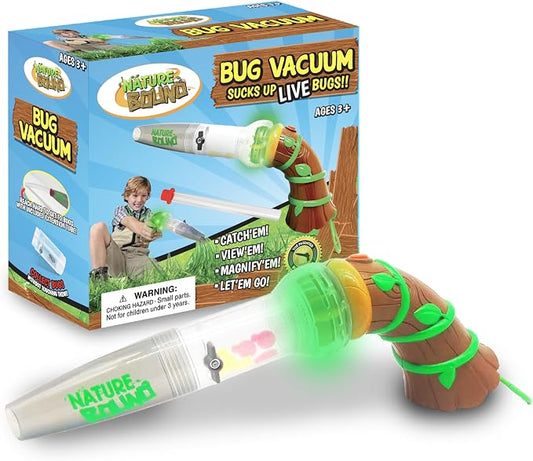Nature Bound Bug Catcher Toy, Eco-Friendly Bug Vacuum, Catch and Release Indoor/Outdoor Play, Ages 3 to 12, Complete Kit for Kids (Upgraded Style) by NatureBoundToys