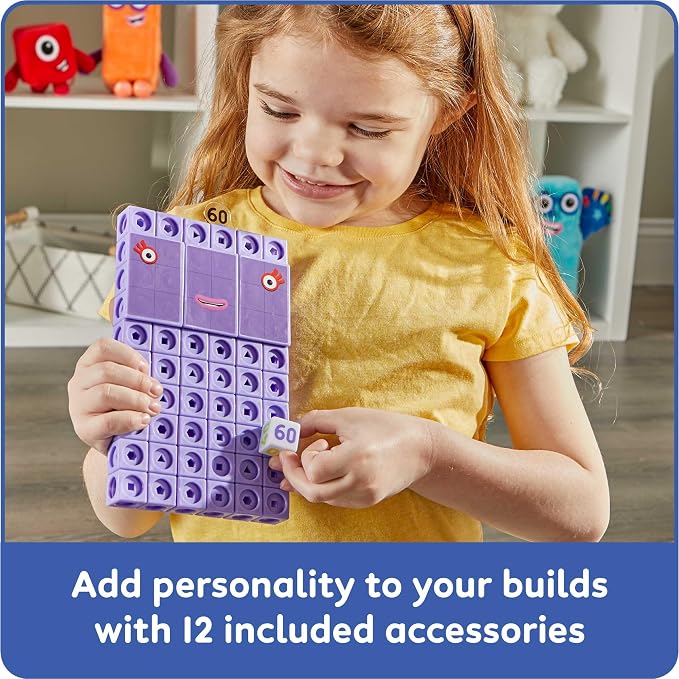 hand2mind Numberblocks Heroes with Zeroes MathLink Cubes Activity Set - Image 6