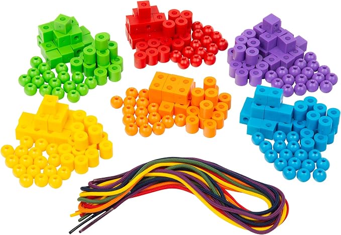 Kids First Math: Lacing Beads Math Kit w/Activity Cards | Develop Skills in Counting, Sorting, Sequencing, Pattern Recognition | Visual Hands-on Math for at-Home or Classroom Learning, Ages 3+ - Image 3
