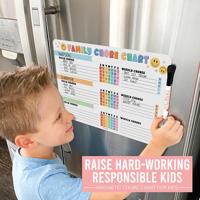 Magnetic Chore Chart for Kids Multiple Kids, Chore Board Adults and Teens - Image 2