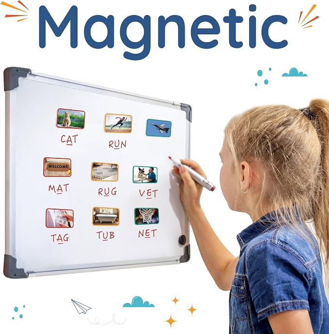 60 Magnetic CVC Photo Objects by Learning Letters. Real-Life Images that depict Words that Follow CVC Patterns. Color-Coded by Short Vowel Sound. Manipulatives for Phonics and Vocabulary Development. - Image 6